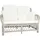 vidaXL 2-Sitzer-Sofa Grau Rattan