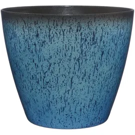classic home & garden Classic Home and Garden Vogue Pflanztöpfe mit Keramik-Qualitäts-Finish – Moderne Blumentöpfe drinnen/draußen – UV-beständige Veranda-Übertöpfe – dekorativer Topf für Blumen/Kräuter (20,3 cm, Indigo)