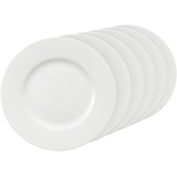 Villeroy & Boch Royal, Frühstücksteller Weiß, 22.5 x 22.5 x 7.5 cm, 6 Einheiten