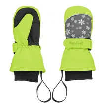 Playshoes Fäustling Schneeflocken grün | 3