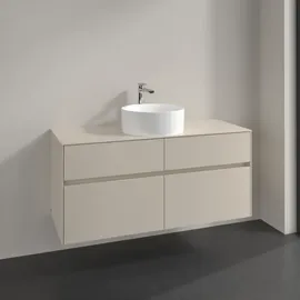 Villeroy & Boch Collaro Waschtischunterschrank C04100VN 120x54,8x50cm, Waschtisch mittig, Cashmere grey