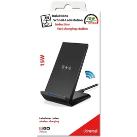 2Go Induktive Schnell-Ladestation FastCharging- bis zu 15 W