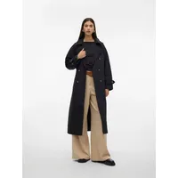 Vero Moda Chloe Long Trenchcoat Black M