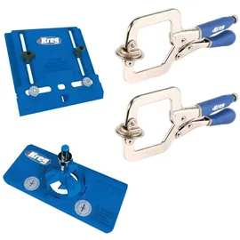 Kreg Kreg, Schrankbau-Set mit Cabinet Hardware Jig ( KHI-PULL ) + Concealed Hinge Jig ( KHI-HINGE ) + 2 x