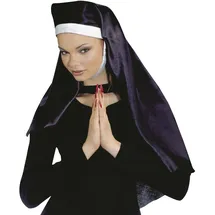 w widmann milano party fashion 8428S - Nonnenhaube, Klosterfrau, Nonnen Kopfbedeckung, Ordensschwester