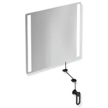 Hewi Kippspiegel Serie 801 60 x 54 cm Tiefschwarz