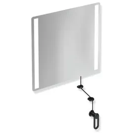Hewi Kippspiegel Serie 801 60 x 54 cm Tiefschwarz