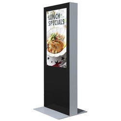 Showdown Displays Digitale Infostele doppelseitig 43" schwarz, 71.9x202x65 cm