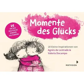 Beltz Momente des Glücks - Postkarten Set: 18 kleine Inspirationen von Agnès de Lestrade und Valeria Docampo - Postkartenbuch