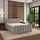masseno CELLA 160 x 200 cm Hellgrau