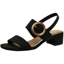 Marco Tozzi Blockabsatz-Sandaletten Damen Schwarz 39