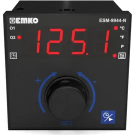 EMKO ESM-9944-N 2-Punkt Temperaturregler Pt100 -200 bis 1700 °C Relais 7 A 96 x 96 x 96 mm