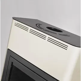 HS Flamingo Aquaflam 25 Automatic Wasserführender Kaminofen Creme