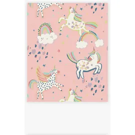 NEXT Party Unicorn Vliestapete 10m x 0,53m 1 St Rosa