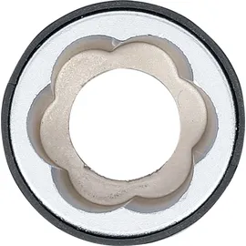 BGS Spiral-Profil-Steckschlüssel-Einsatz / Schraubenausdreher Antrieb Außensechskant 19 mm (7510-19)