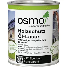 OSMO Holzschutz Öl-Lasur 750 ml ebenholz