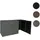 MCW Mülltonnenbox J28-XL-1-2er anthrazit