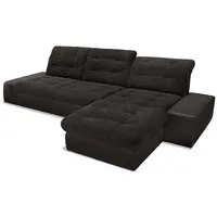 sit&more Ecksofa Pale L-Form, inklusive Kopfteilverstellung, wahlweise mit Bettfunktion schwarz