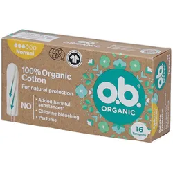 O.b® Bio-Tampons aus Bio-Baumwolle - Normal