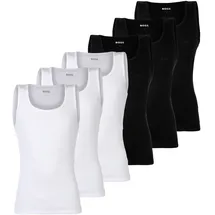 Boss Tank Top RibClassic Schwarz/Weiß L