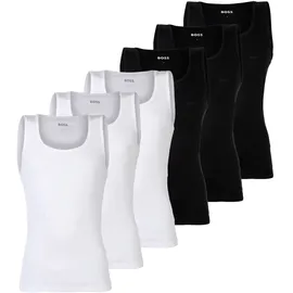 Boss Tank Top RibClassic Schwarz/Weiß L