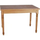 Mexico Esstisch 110x70cm Massivholz Pinie  Mexiko Möbel Mexikanisch