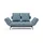 Innovation Living Ghia Schlafsofa Taschenfederkern 3-Sitzer Blau