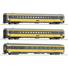 Roco 3-tlg. Set: Reisezugwagen Regiojet 6200082 H0