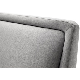 Meise Möbel meise.möbel Polsterbett Frieda wahlweise mit Lattenrost und Bettkasten, grau