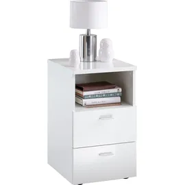 FMD Nachtschrank Suva 35 x 40 x 60 cm Weiß