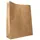 Papstar Blockbodenbeutel, Kraftpapier braun