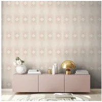 A.S. Création Retro Chic Vliestapete 53 cm x 900 cm 1 St Beige/Rosa 395324