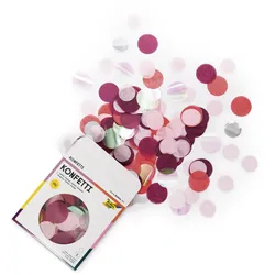 folia Konfetti Pink Party bunt