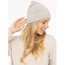 Zwillingsherz Strickmütze grau