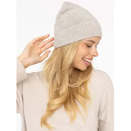 Zwillingsherz Strickmütze grau