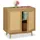 Relaxdays Sideboard 75 x 80 x 40 cm Natur