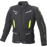 BÜSE Agadir Motorrad Textiljacke, schwarz-gelb, Größe XL für Männer