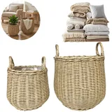 Rattan Pflanzkübel Nami klein groß Blumentopf dekorativ Balkon Terrasse Garten