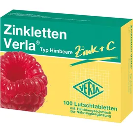 VERLA Zinkletten Verla Himbeere Lutschtabletten 100 St.