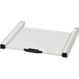 xavax Zwischenbaurahmen für Waschmaschine und Trockner mit Auszug als Ablage