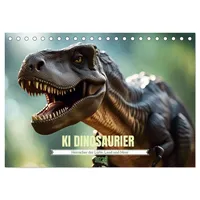 Calvendo KI Dinosaurier - Herrscher der Lüfte, Land und