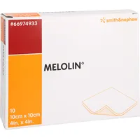Smith & Nephew MELOLIN 10x10 WUNDAUFLAGE steril