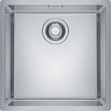 Franke MRX 110-40 rechts Unterbauspüle Edelstahl gebürstet Handbetätigung 1100 x 400 mm