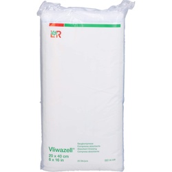 Vliwazell Saugkompresse Unsteril 20x40cm Cpc 25 ST