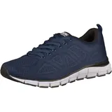 BORAS Fashion Sports Unisex Sneaker Basic blau/weiss auch in Übergrößen 5203-0051 - 51 EU