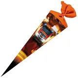 NESTLER Schultüte Flammenheld 70cm mit Filzverschluss