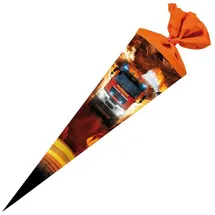 NESTLER Schultüte Flammenheld 70cm mit Filzverschluss