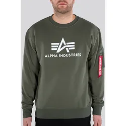 Alpha Industries 3D Logo II Pullover, grün, Größe L für Männer