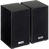 iBox IGLSP1B SPEAKERS I-BOX 2.0 SP1 Black, PC Lautsprecher, Schwarz