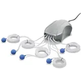 esotec Solar Einzelpumpe Teichbelüfter Power Five, 5x 120l/h Ersatzpumpe, 12-18V/DC Sauerstoffpumpe Gartenteich, Luftpumpe, Teichpumpe, Belüfterpumpe, Zubehörpumpe, IP44 101889